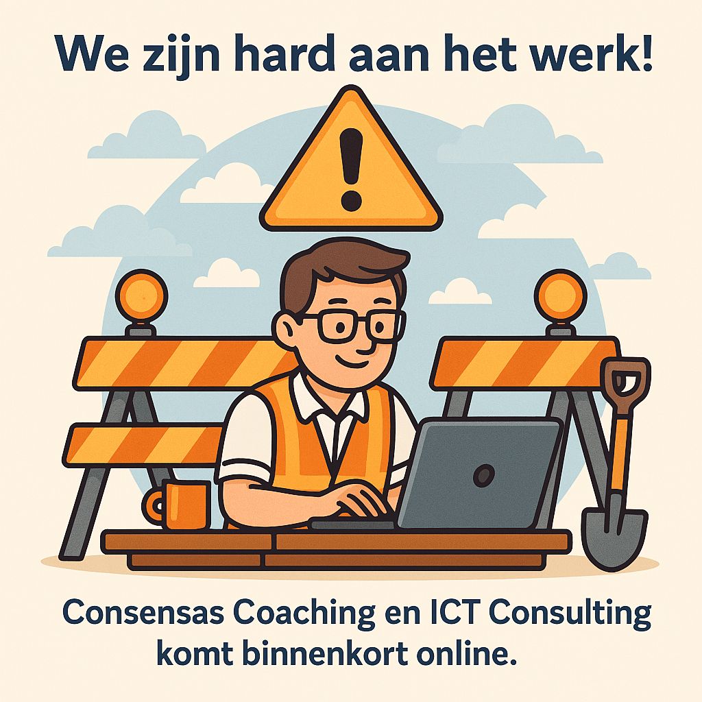 Under construction illustratie